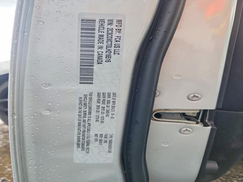 Продаж на аукціоні авто 2020 Dodge Charger, vin: 2C3CDXCT0LH216516, номер лоту: 48401896