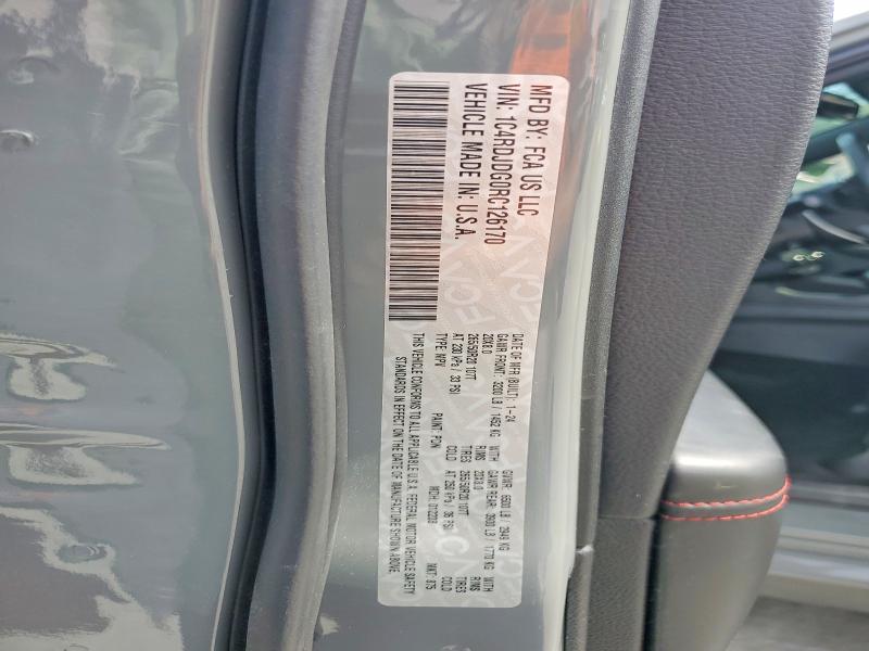49882866 :رقم المزاد ، 1C4RDJDG0RC126170 vin ، 2024 Dodge Durango مزاد بيع