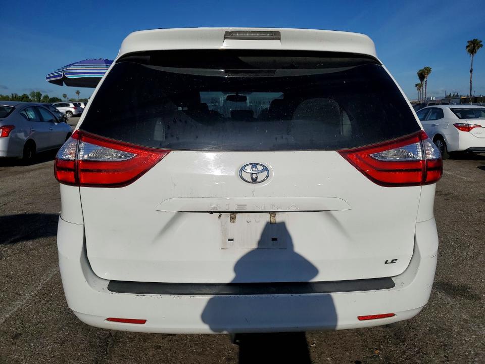 Продажа на аукционе авто 2017 Toyota Sienna, vin: 5TDKZ3DC0HS884518, номер лота: 50931496