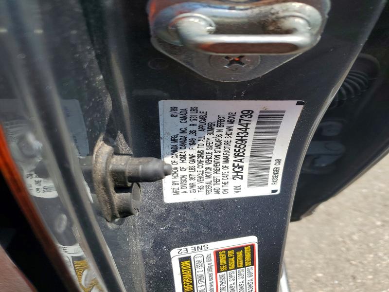Продажа на аукционе авто 2009 Honda Civic, vin: 2HGFA16559H344739, номер лота: 50893476