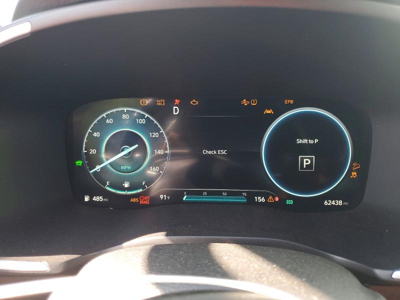 2021 Hyundai Santa Fe მანქანა იყიდება აუქციონზე, vin: KM8S2DA12MU006166, აუქციონის ნომერი: 51256296