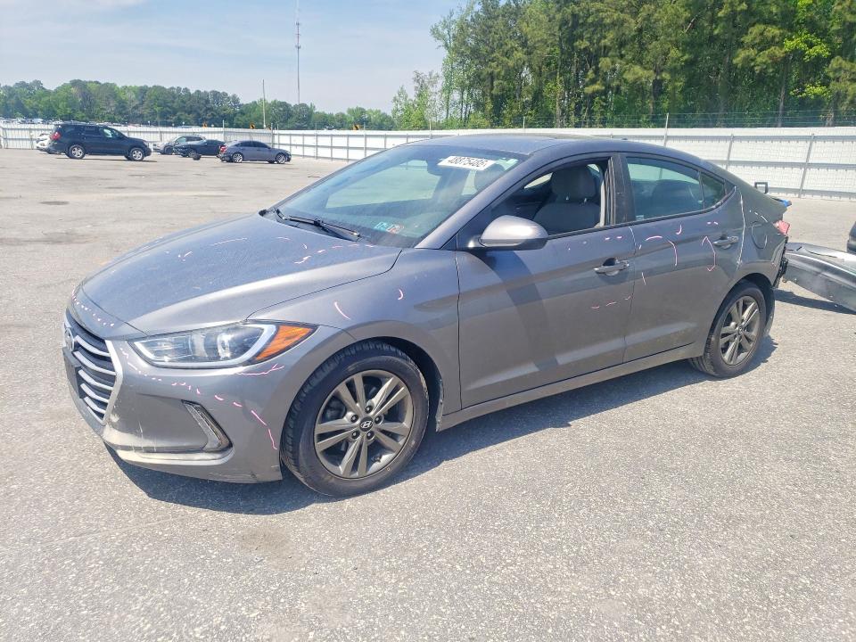 48875486 :رقم المزاد ، 5NPD84LF3JH265355 vin ، 2018 Hyundai Elantra مزاد بيع