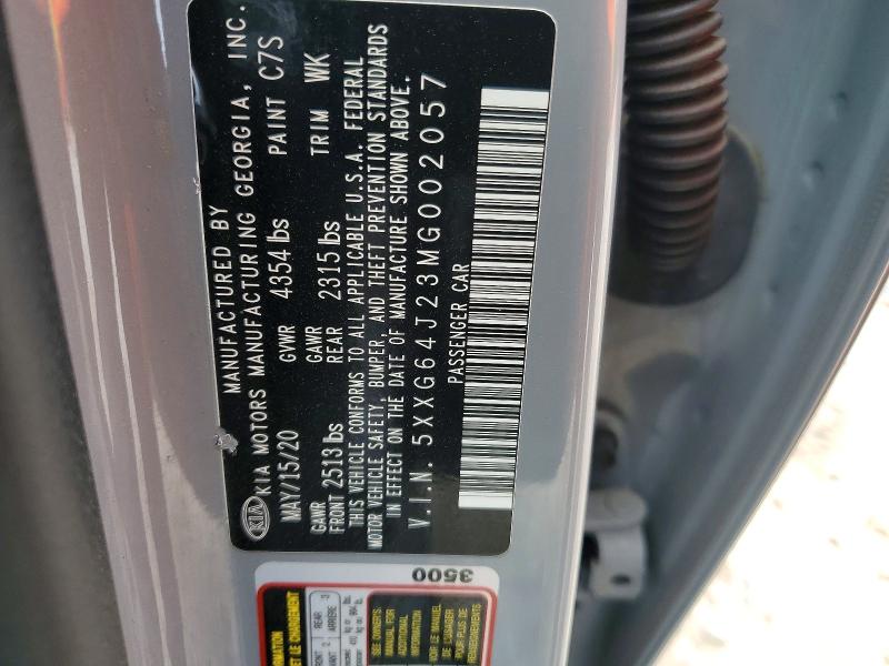 Продаж на аукціоні авто 2021 Kia K5, vin: 5XXG64J23MG002057, номер лоту: 48596756