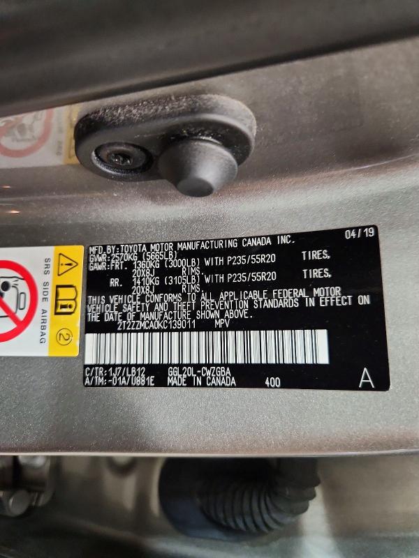 2019 Lexus Rx 350 მანქანა იყიდება აუქციონზე, vin: 2T2ZZMCA0KC139011, აუქციონის ნომერი: 51947916