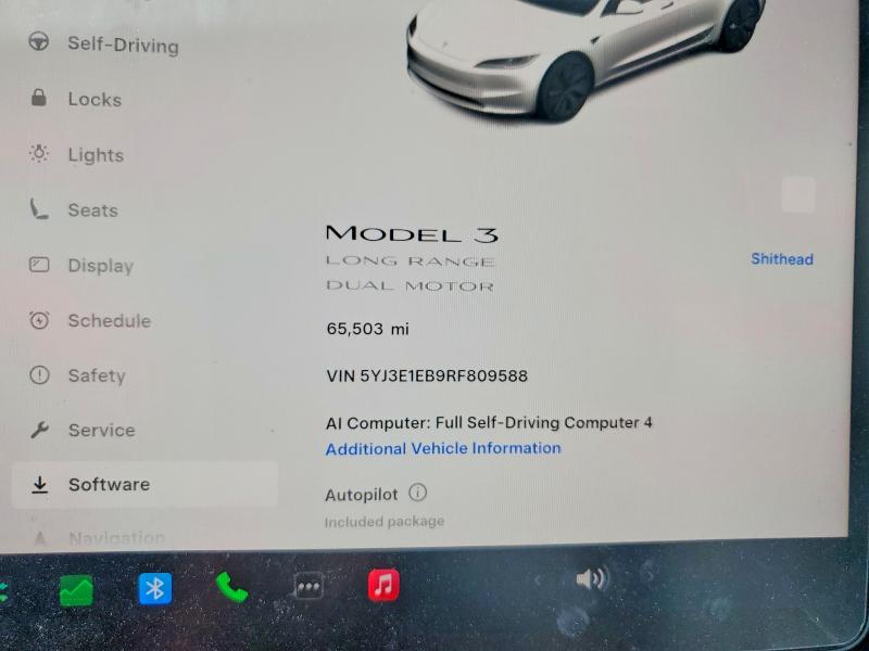 Продаж на аукціоні авто 2024 Tesla Model 3, vin: 5YJ3E1EB9RF809588, номер лоту: 49081326