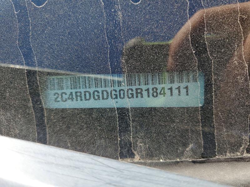 Продаж на аукціоні авто 2016 Dodge Grand Caravan, vin: 2C4RDGDG0GR184111, номер лоту: 50510886
