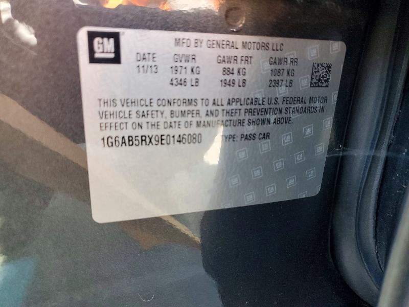 2014 Cadillac Ats მანქანა იყიდება აუქციონზე, vin: 1G6AB5RX9E0146080, აუქციონის ნომერი: 50783106