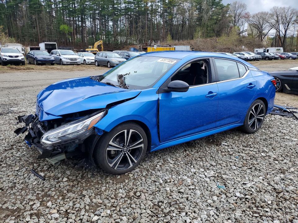 2021 Nissan Sentra მანქანა იყიდება აუქციონზე, vin: 3N1AB8DV7MY309031, აუქციონის ნომერი: 52077056