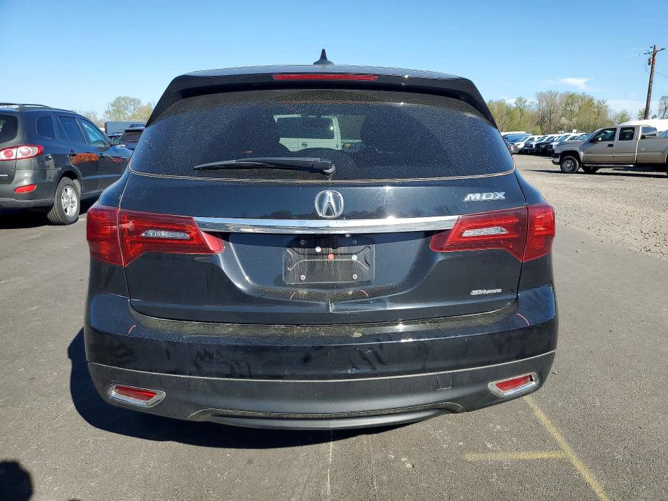 49122576 :رقم المزاد ، 5FRYD4H20GB002460 vin ، 2016 Acura Mdx مزاد بيع