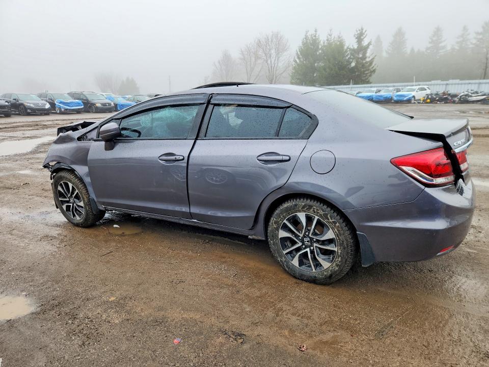 49114776 :رقم المزاد ، 2HGFB2E52FH017828 vin ، 2015 Honda Civic Ex 4dr مزاد بيع