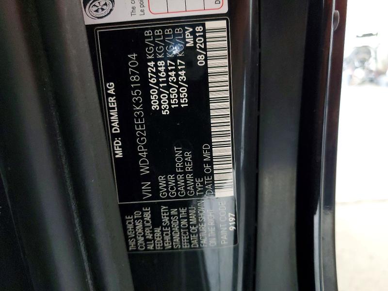 Продажа на аукционе авто 2019 Mercedes-benz Metris, vin: WD4PG2EE3K3518704, номер лота: 49385816