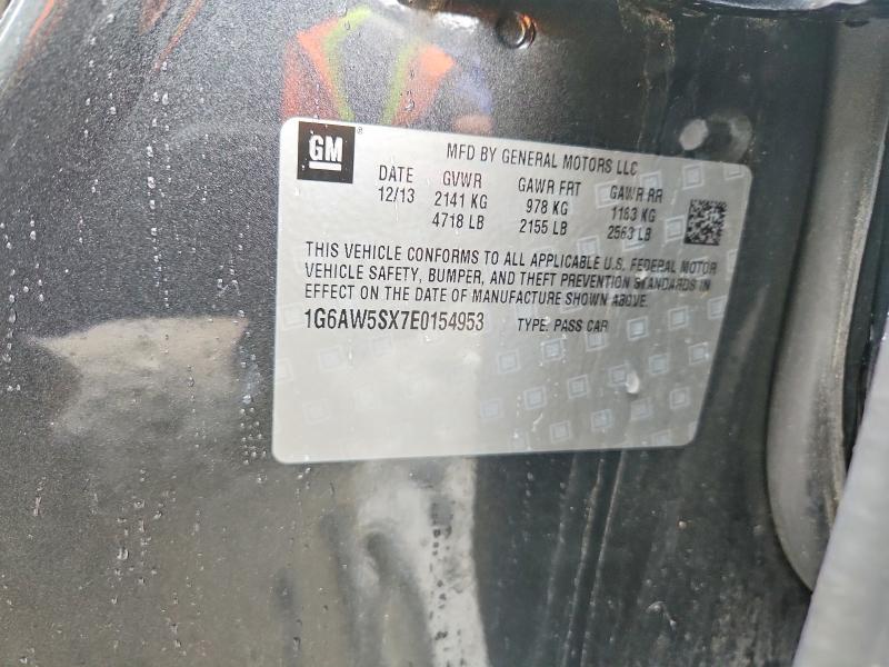 2014 Cadillac Cts მანქანა იყიდება აუქციონზე, vin: 1G6AW5SX7E0154953, აუქციონის ნომერი: 48535586