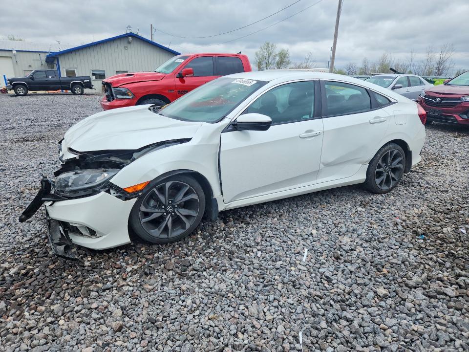 49486066 :رقم المزاد ، 2HGFC2F83LH510726 vin ، 2020 Honda Civic مزاد بيع
