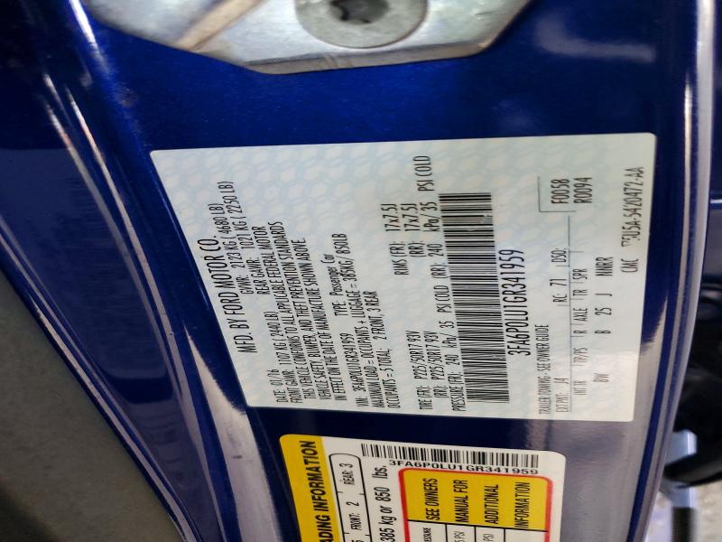 Aukcja sprzedaży 2016 Ford Fusion, vin: 3FA6P0LU1GR341959, numer aukcji: 51696916
