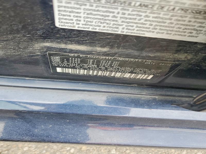 49878576 :رقم المزاد ، 4S3BMCC62C3037438 vin ، 2012 Subaru Legacy مزاد بيع
