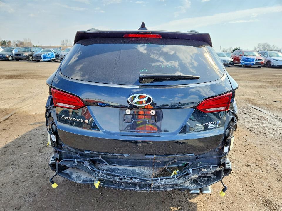 45727426 :رقم المزاد ، 5NMZUDLA2JH081527 vin ، 2018 Hyundai Santa Fe Sport مزاد بيع