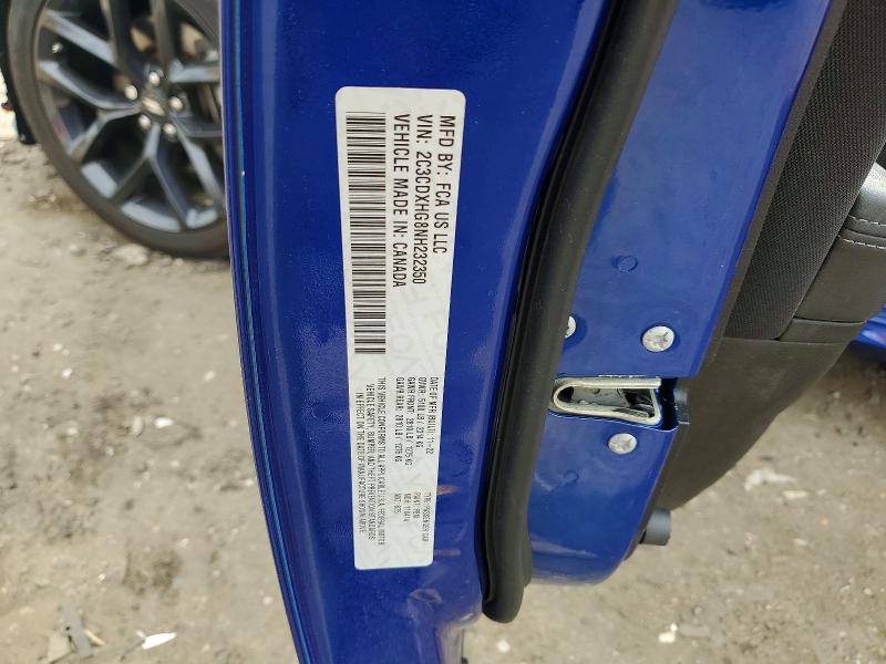 2022 Dodge Charger მანქანა იყიდება აუქციონზე, vin: 2C3CDXHG8NH232350, აუქციონის ნომერი: 49658046