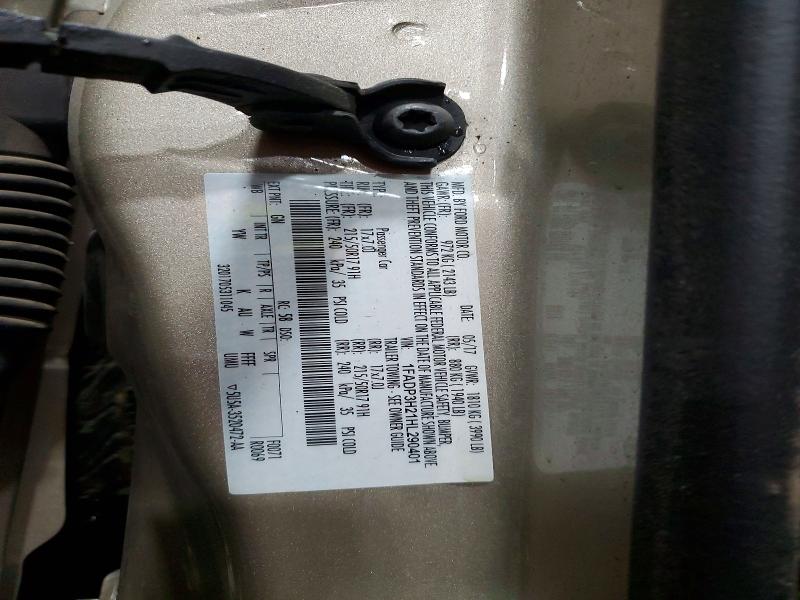 49091146 :رقم المزاد ، 1FADP3H21HL290401 vin ، 2017 Ford Focus مزاد بيع