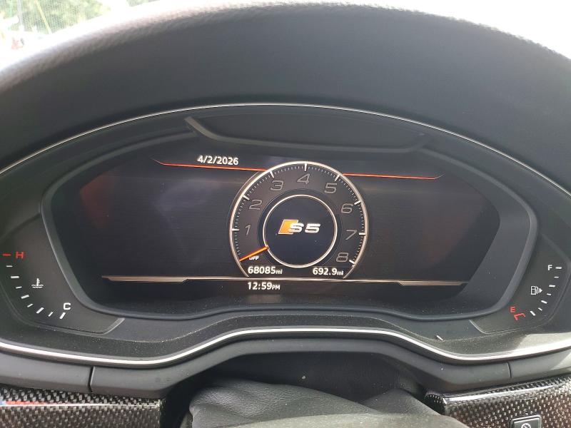 Aukcja sprzedaży 2018 Audi S5, vin: WAUP4AF52JA001655, numer aukcji: 48468566