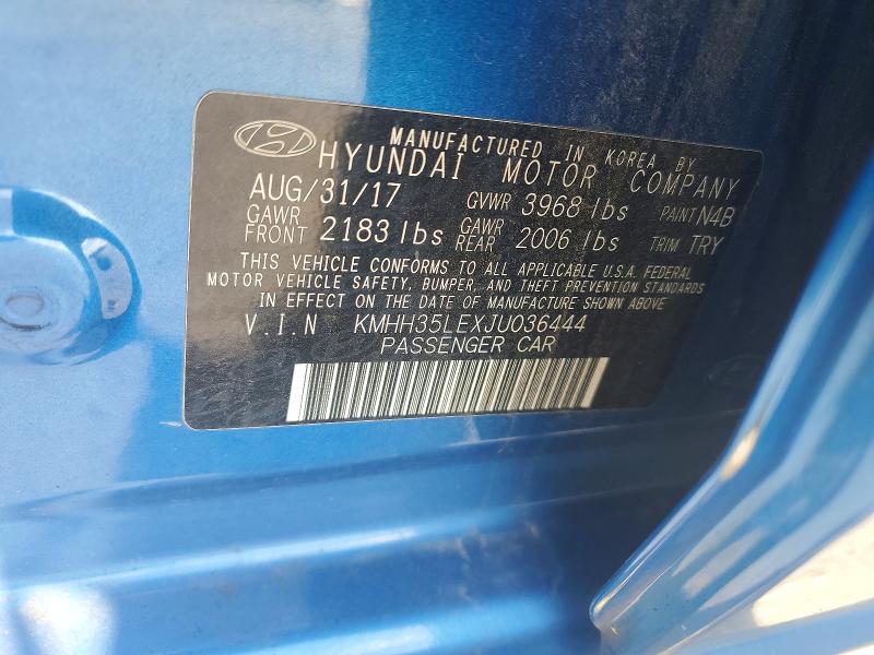 Продажа на аукционе авто 2018 Hyundai Elantra Gt, vin: KMHH35LEXJU036444, номер лота: 50840546