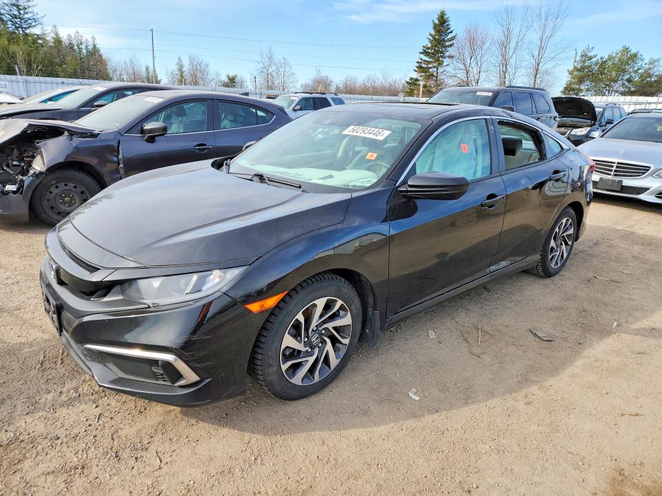 2019 Honda Civic მანქანა იყიდება აუქციონზე, vin: 2HGFC2F76KH016950, აუქციონის ნომერი: 50293446