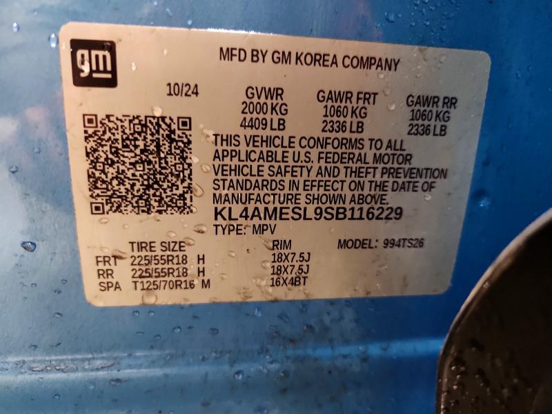 Продажа на аукционе авто 2025 Buick Encore Gx, vin: KL4AMESL9SB116229, номер лота: 48493166
