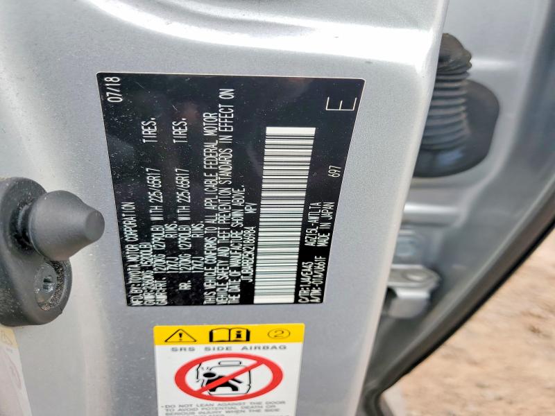 49832996 :رقم المزاد ، JTJBARBZ5K2186984 vin ، 2019 Lexus Nx 300 مزاد بيع