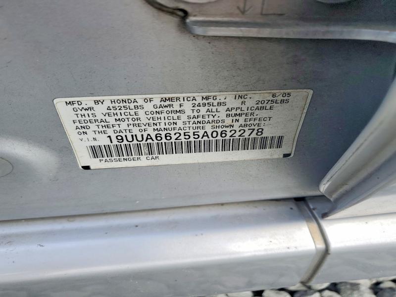 Продажа на аукционе авто 2005 Acura Tl, vin: 19UUA66255A062278, номер лота: 48032926