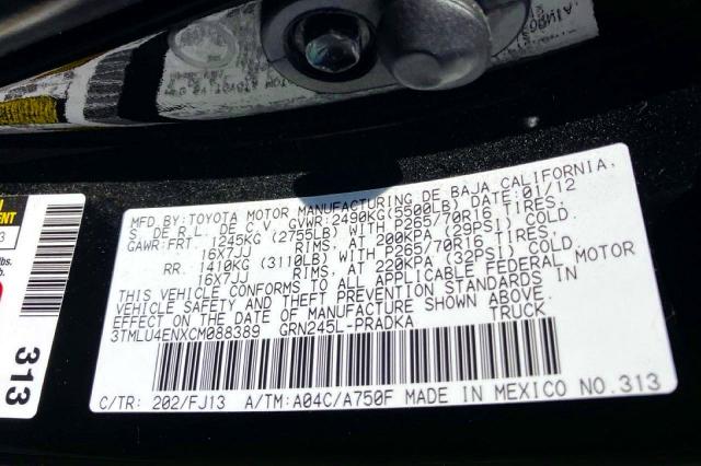 Продаж на аукціоні авто 2012 Toyota Tacoma, vin: 3TMLU4ENXCM088389, номер лоту: 51210866