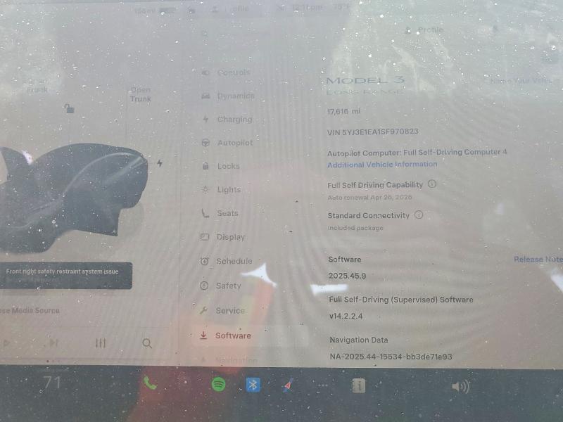 Aukcja sprzedaży 2025 Tesla Model 3, vin: 5YJ3E1EA1SF970823, numer aukcji: 49081336