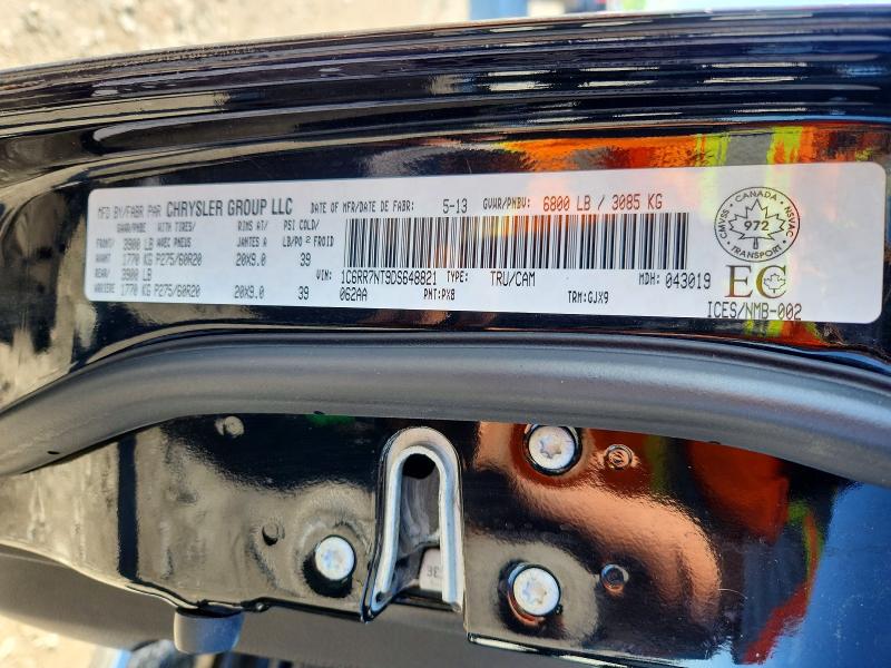 Продажа на аукционе авто 2013 Ram 1500, vin: 1C6RR7NT9DS648821, номер лота: 51430646