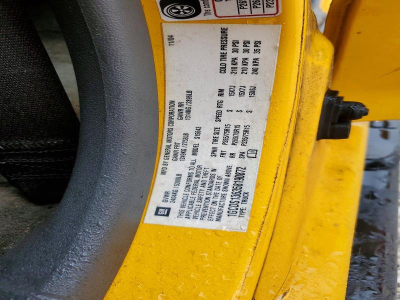 Auction sale of the 2005 Chevrolet Colorado, vin: 1GCDS136358190872, lot number: 49481476