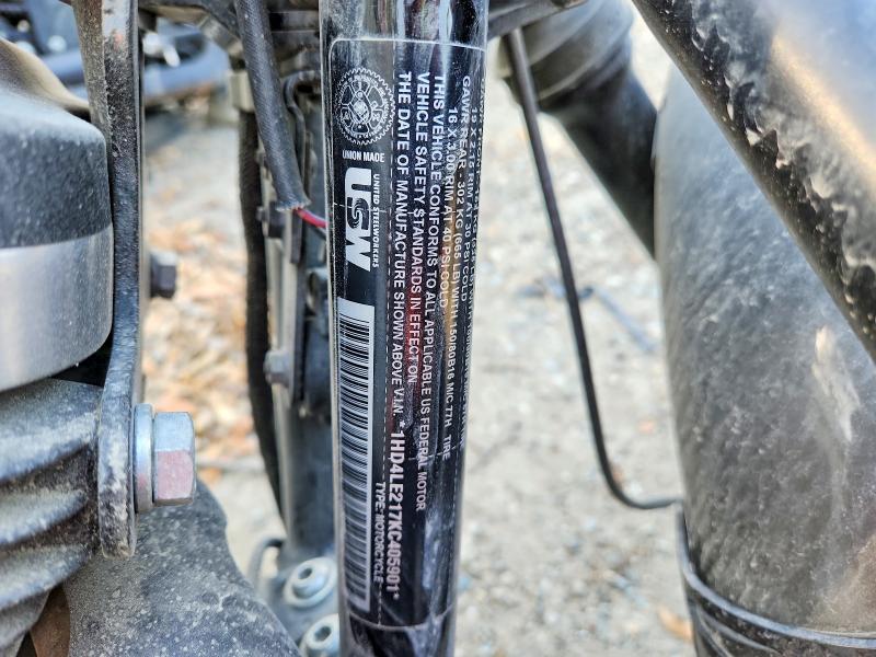 51343566 :رقم المزاد ، 1HD4LE217KC405901 vin ، 2019 Harley Davidson Xl883 مزاد بيع