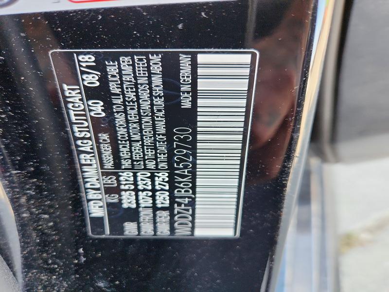 Продажа на аукционе авто 2019 Mercedes-benz E, vin: WDDZF4JB6KA529730, номер лота: 50359806