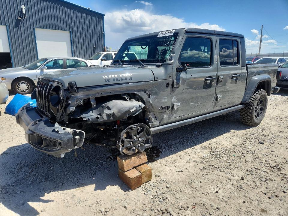 51551516 :رقم المزاد ، 1C6JJTAM2ML557914 vin ، 2021 Jeep Gladiator مزاد بيع