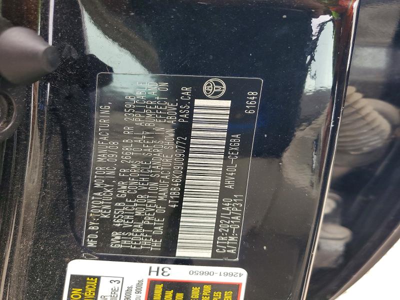 51155796 :رقم المزاد ، 4T1BB46K09U090772 vin ، 2009 Toyota Camry مزاد بيع