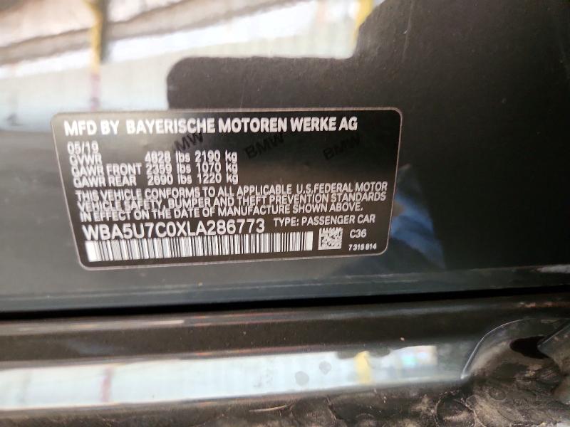 2020 Bmw M340i მანქანა იყიდება აუქციონზე, vin: WBA5U7C0XLA286773, აუქციონის ნომერი: 50830336