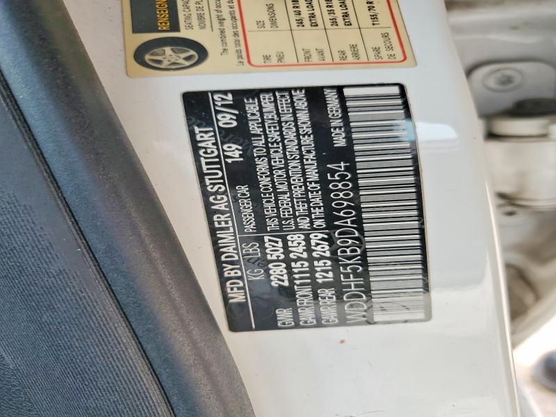 Aukcja sprzedaży 2013 Mercedes-benz E, vin: WDDHF5KB9DA698854, numer aukcji: 49141106