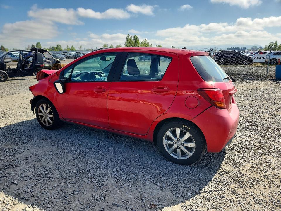 2015 Toyota Yaris მანქანა იყიდება აუქციონზე, vin: VNKKTUD31FA038519, აუქციონის ნომერი: 51449156