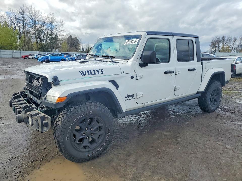 2021 Jeep Gladiator მანქანა იყიდება აუქციონზე, vin: 1C6HJTAG0ML564515, აუქციონის ნომერი: 47928336