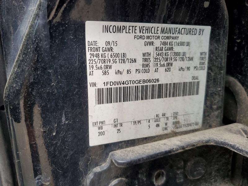 Aukcja sprzedaży 2016 Ford F450, vin: 1FD0W4GT0GEB06026, numer aukcji: 48794756