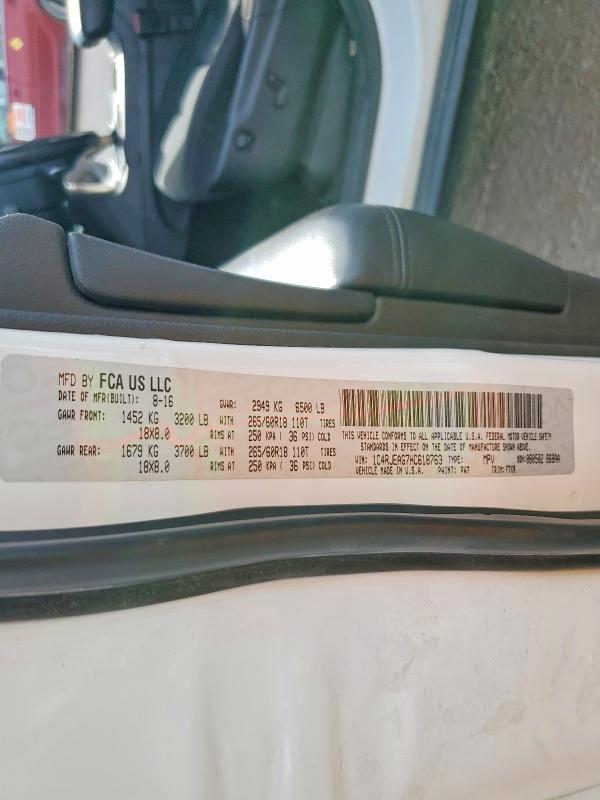 50293846 :رقم المزاد ، 1C4RJEAG7HC618763 vin ، 2017 Jeep Grand Cherokee مزاد بيع