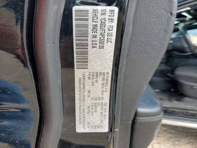 50280096 :رقم المزاد ، 1C4SDJFT4PC638135 vin ، 2023 Dodge Durango مزاد بيع