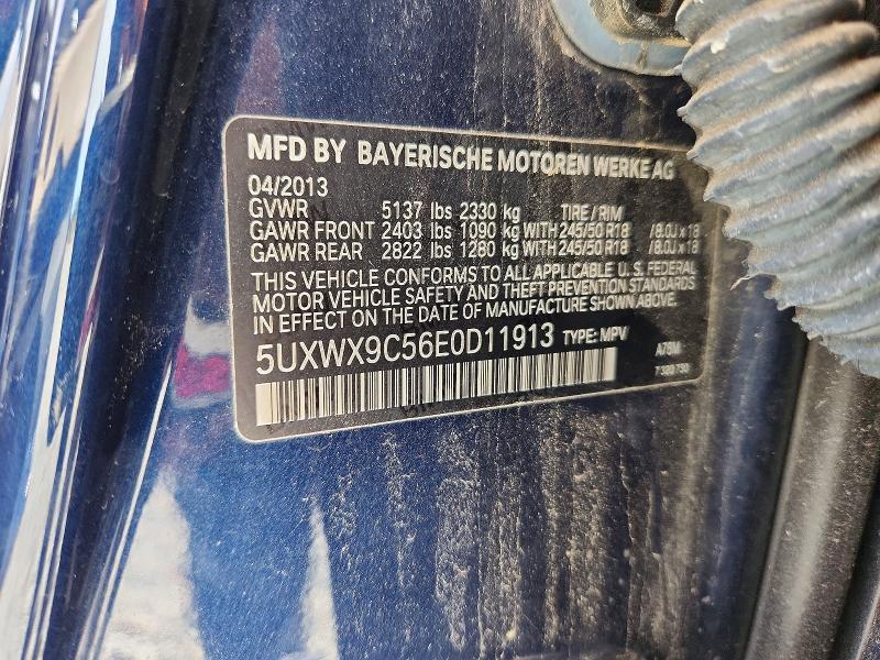 2014 Bmw X3 მანქანა იყიდება აუქციონზე, vin: 5UXWX9C56E0D11913, აუქციონის ნომერი: 49218566