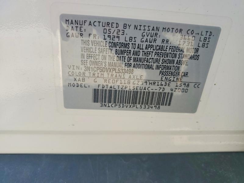 Продаж на аукціоні авто 2023 Nissan Kicks, vin: 3N1CP5DVXPL533498, номер лоту: 50417736
