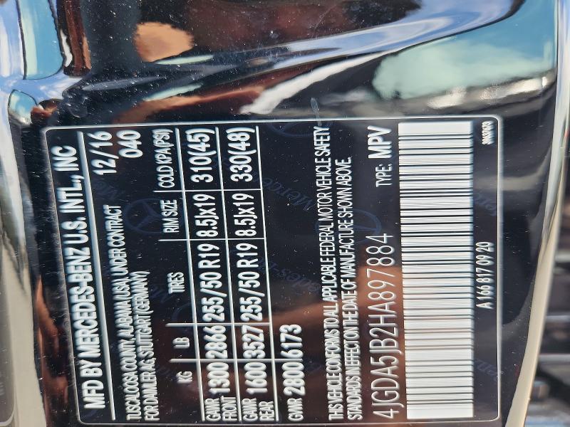 Продаж на аукціоні авто 2017 Mercedes-benz Gle, vin: 4JGDA5JB2HA897884, номер лоту: 49671696