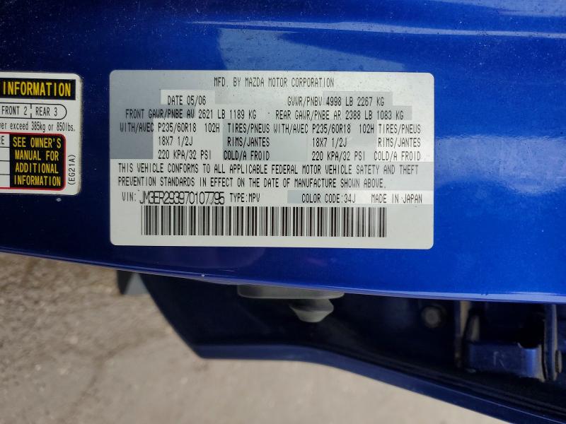Aukcja sprzedaży 2007 Mazda Cx-7, vin: JM3ER293970107795, numer aukcji: 51648036