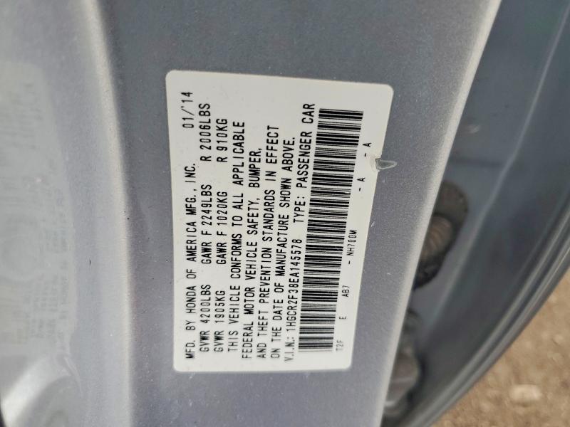 Продаж на аукціоні авто 2014 Honda Accord, vin: 1HGCR2F38EA145578, номер лоту: 49340186
