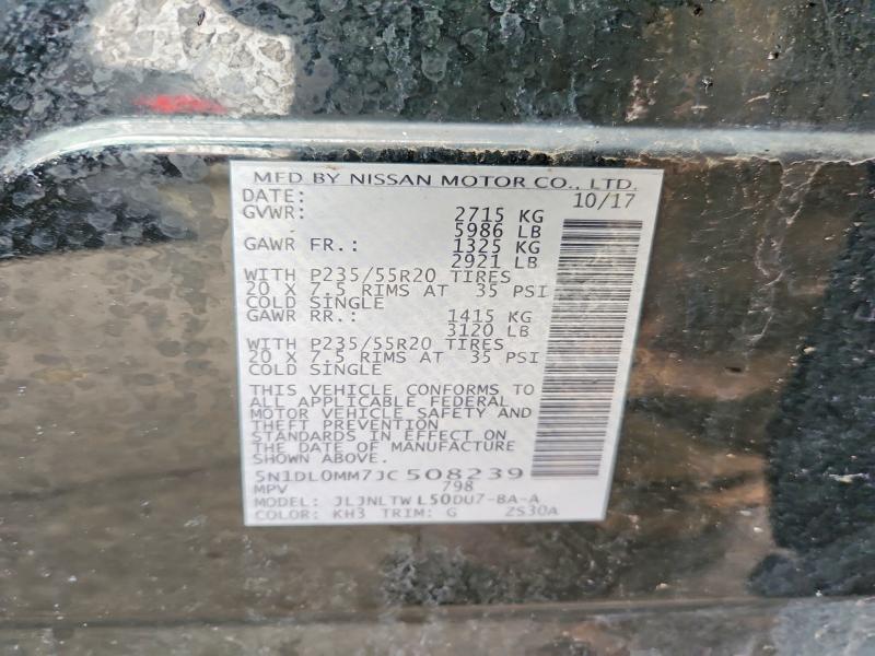 Aukcja sprzedaży 2018 Infiniti Qx60, vin: 5N1DL0MM7JC508239, numer aukcji: 47662336