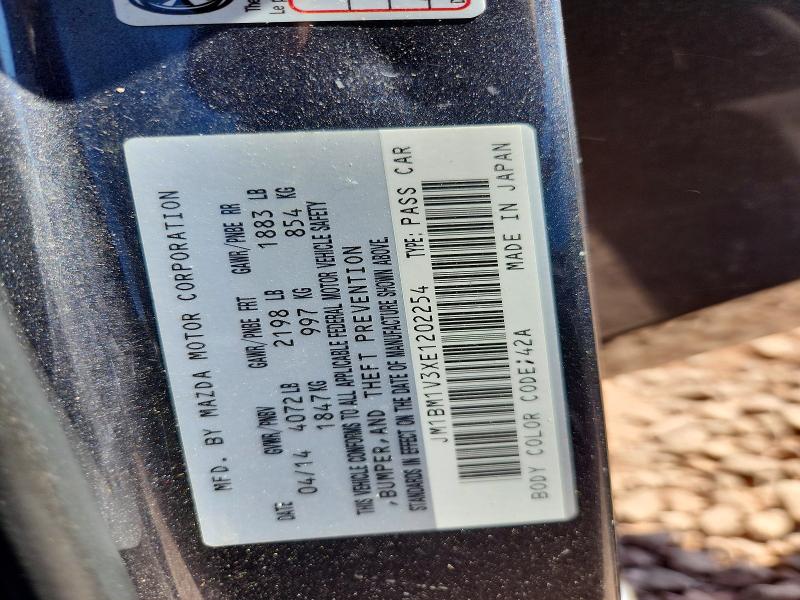 Продаж на аукціоні авто 2014 Mazda 3, vin: JM1BM1V3XE1202254, номер лоту: 48467946